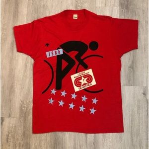 VTG 1985 Shirt Bicycling Magazine Size XL